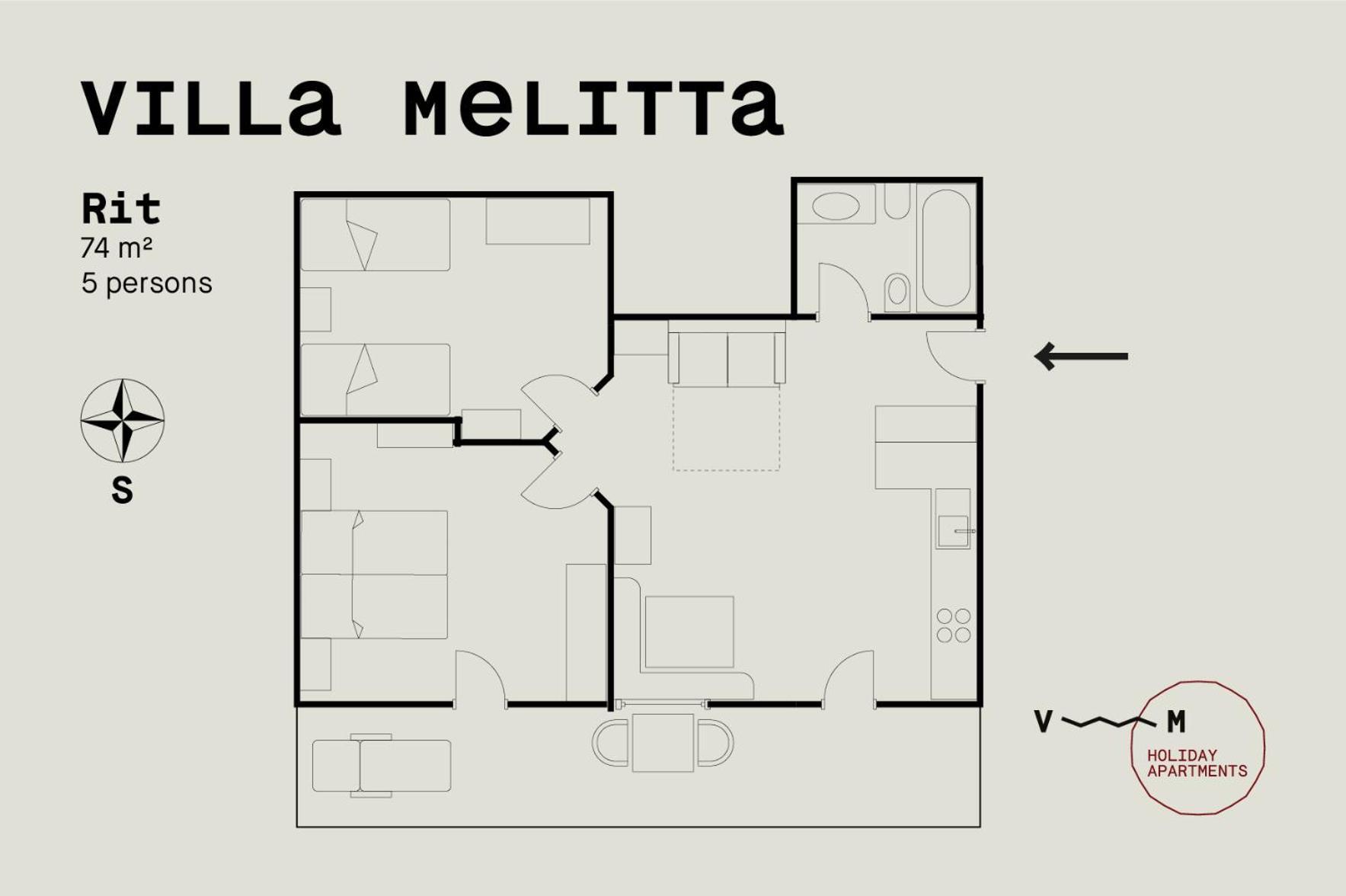 Villa Melitta San Vigilio Chambre photo